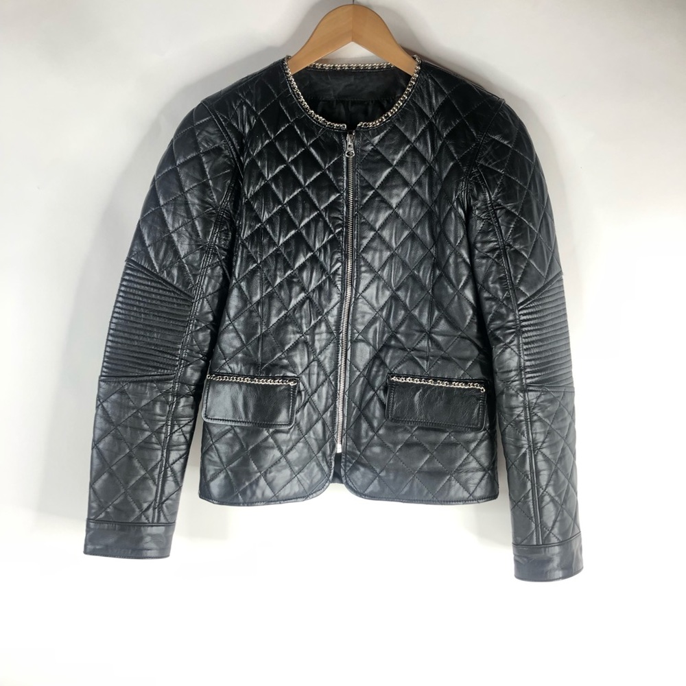 Skin-Hub Women’s Size Small Vegan Leather Jacket